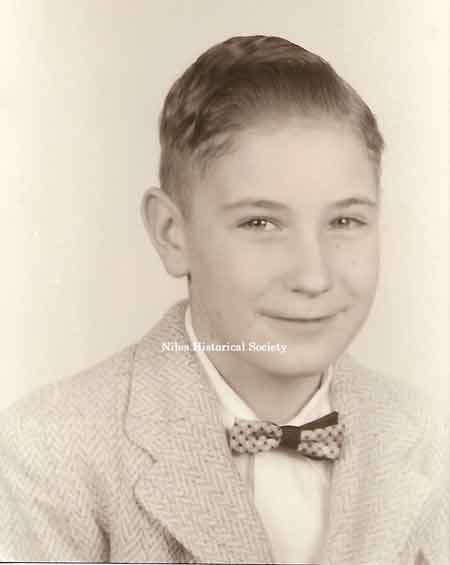Bo's fifth grade class photograph. This would be about the time that Bo began playing baseball on a team with his older brother.