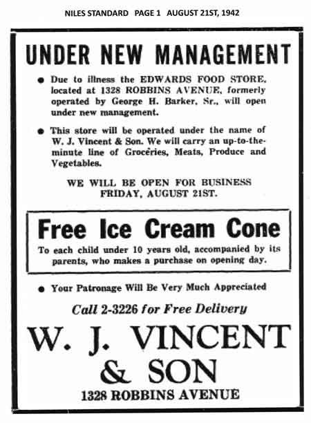 W.J. Vincent & Son 1940-1941