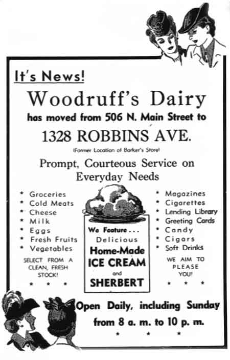 Woodruff's Dairy 1941-1945