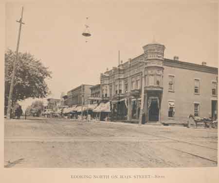 First National Bank at the corner of