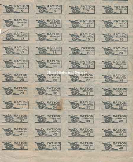 War Ration Stamps