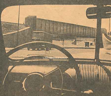 Driver's new view of Robbins Avenue.