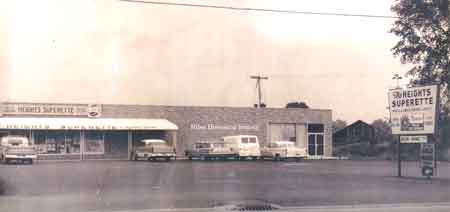 Going west of Route 422 within the boundaries of McKinley Heights is a convenience store, Heights Superette.