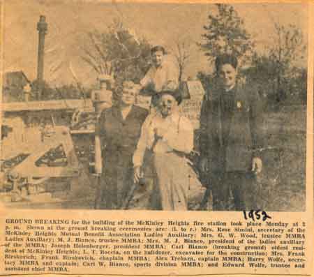 Breaking ground for station