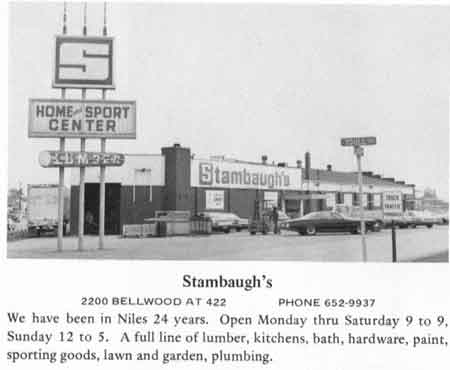 In 1952 the first shopping plaza in the area was built on the corners. The first tenants were Terlecky’s Appliances, Adeline’s Clothing Store, People’s Drug Store, Kresge’s, Kroger’s and Loblaws.