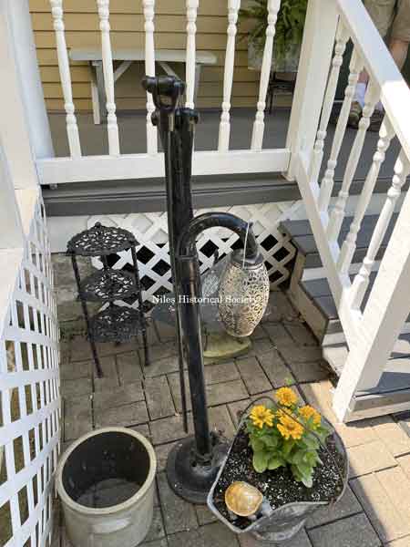 Original water pump and handle.