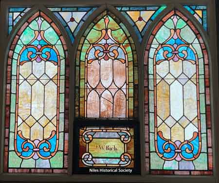 J.W. Bach window