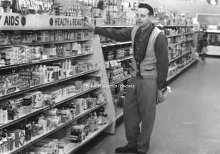 Gil Macali in the Valu-King Store