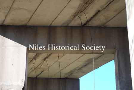 The images below show the Niles-McDonald Bridge as it appeared in 2011 and the damage to the understructure that caused the bridge to be closed to all traffic.