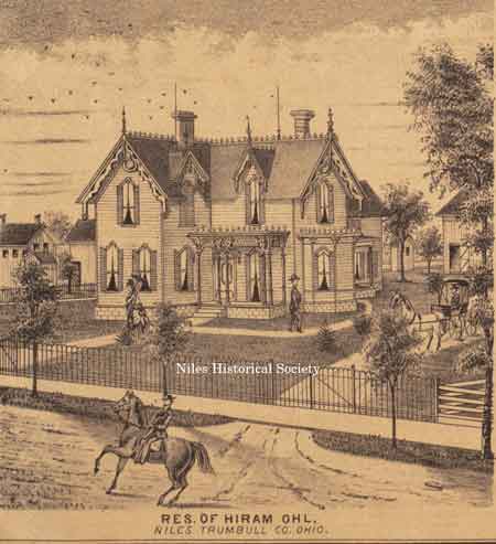 Residence of Hiram Ohl, Niles, Ohio.