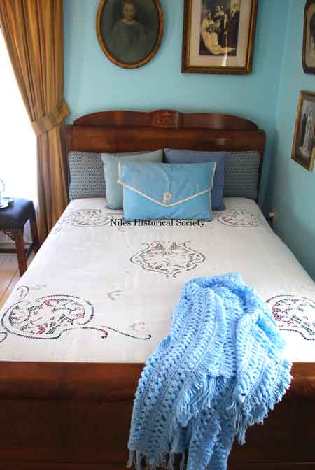 This bed is in the nursery and shows