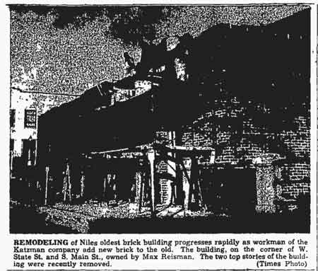 Niles Daily Times photo December 12, 1953.