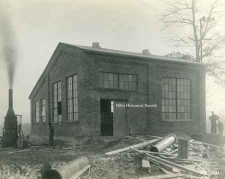 This is a view of the pump house on Mosquito Creek.