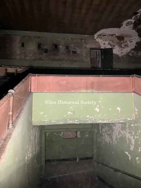 View of balcony stairway.