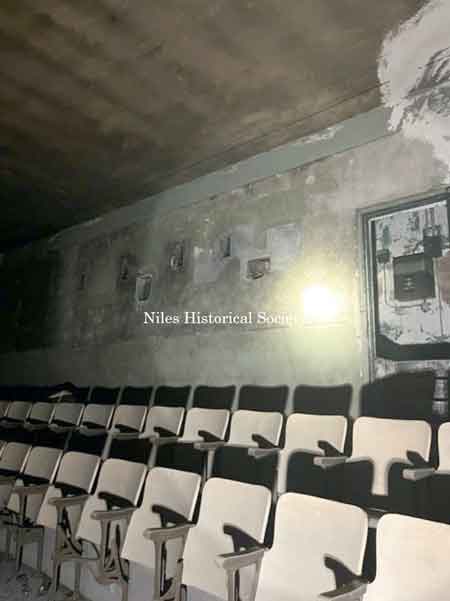 View of replacement seats.