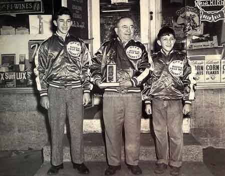 Phillip Theodore and his two sons; Teddy and younger Constantine.