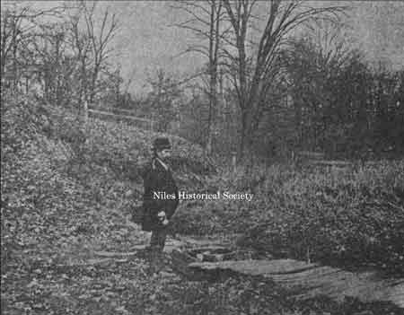 The spring at which Mr. Kennedy stands is the old salt one.