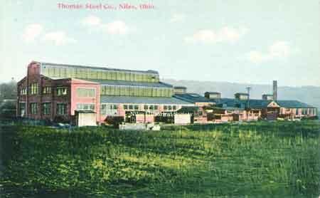 Thomas Steel Mill was a new rolling mill established by W. A. Thomas in 1902. It was located on Walnut Street and Summit Street. It was dismantled during the 1930 depression.