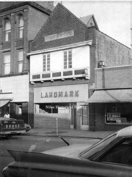 Photo taken of the Landmark Bar located in the Unger Building on East State Street in downtown Niles.