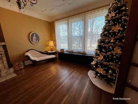 Interior views of the refurbished von Isley house