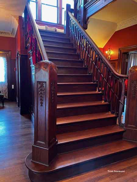 Interior views of the refurbished von Isley house