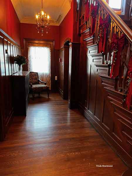 Interior views of the refurbished von Isley house