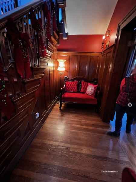 Interior views of the refurbished von Isley house