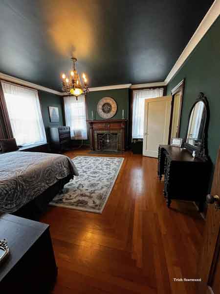 Interior views of the refurbished von Isley house