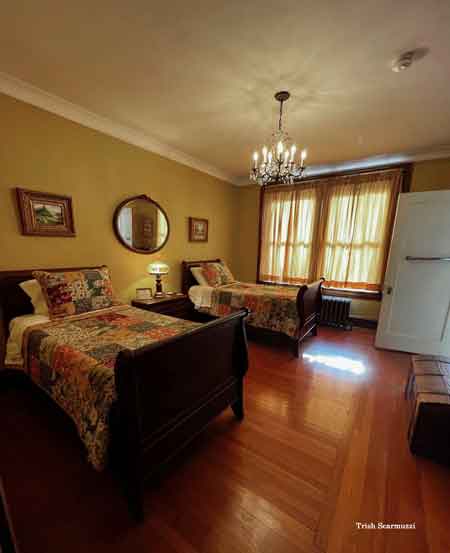 Interior views of the refurbished von Isley house