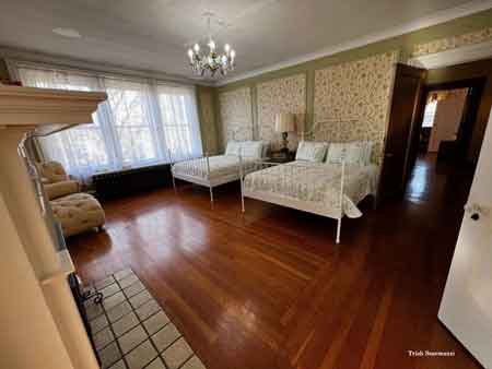 Interior views of the refurbished von Isley house