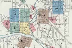Map of Early Niles Landowners